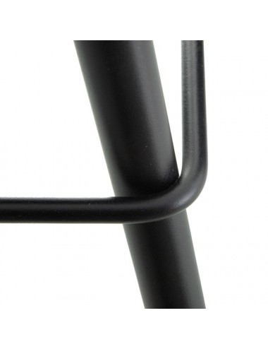 Set de Dos Taburetes Mariposa de Terciopelo Rosa, detalle Reposapiés