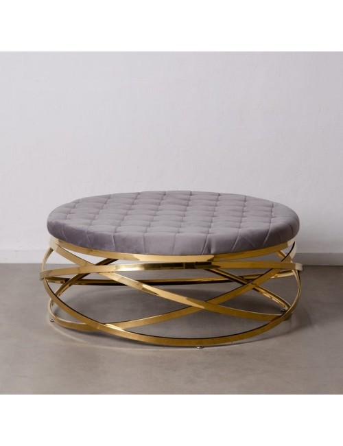 Mesa de Centro Capitoné color Gris