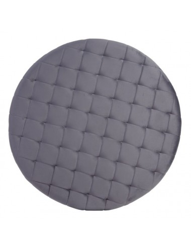 Mesa de Centro Capitoné color Gris, vista Superior