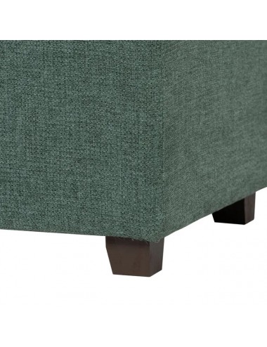 Set de Dos Baúles en Tejido y Madera color Verde, imagen 9