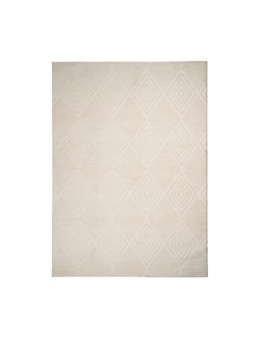 ALFOMBRA ROMBOS  BEIGE 60% POLIÉSTER- 40% JUTE 240 X 330 CM