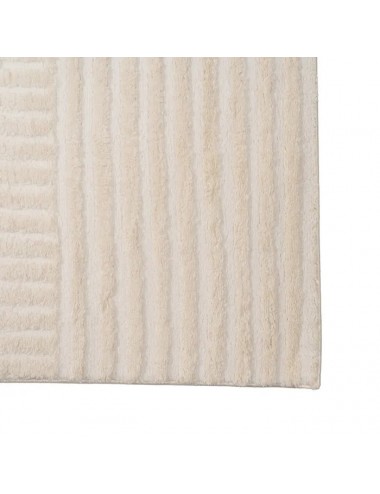 ALFOMBRA ONDAS BEIGE 60% POLIÉSTER- 40% JUTE 240 X 330 CM