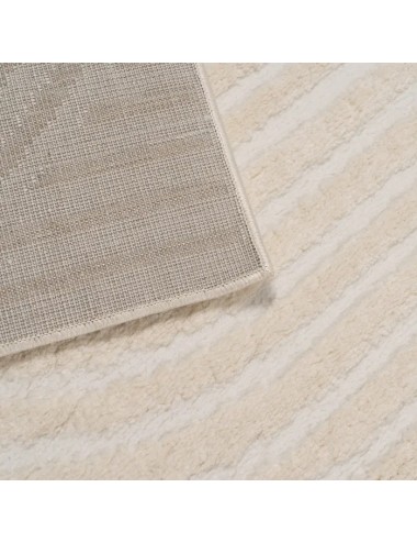 ALFOMBRA ONDAS BEIGE 60% POLIÉSTER- 40% JUTE 240 X 330 CM
