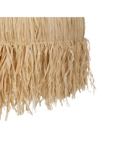 LÁMPARA TECHO DE FIBRA NATURAL ILUMINACIÓN 50 X 50 X 35 CM