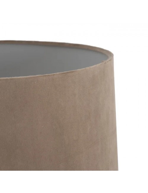 LÁMPARA DE MESA EN CRISTAL Y METAL 43 X 43 X 66 CM